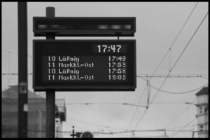 LED Busankunft Anzeige